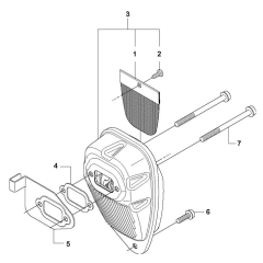 Muffler Assembly for 535RXT