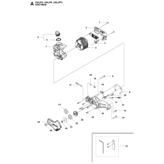 Saw Head Assembly for 536LIPX