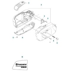 Housing for Husqvarna 536LiR