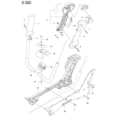 Handle Assembly for 536LiRx