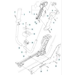 Handle for Husqvarna 536LiRX