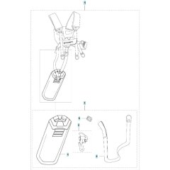 Harness for Husqvarna 536LiRX