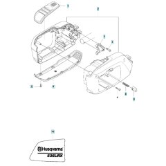 Housing for Husqvarna 536LiRX
