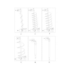 Husqvarna 541EA Auger Accessories