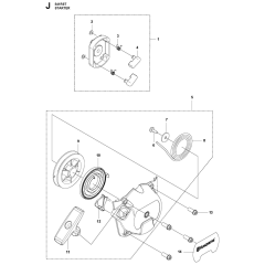 Starter Assembly for Husqvarna