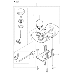 Fuel Tank Assembly for Husqvarna