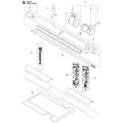 Tube & Shaft Assembly Husqvarna