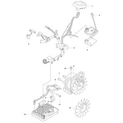 Husqvarna 542i XP G Electrical Assembly