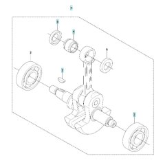 Crankshaft Assembly for 543RB