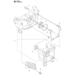 Crankcase Assembly for 543RBK