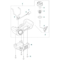 Fuel Tank Assembly for Husqvarna