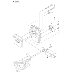 Muffler Assembly for 543RBX