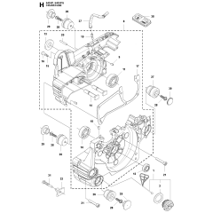 Crankcase Assembly for 543XPG