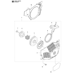 Starter Assembly for Husqvarna