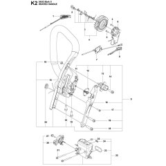 Heated Handle for Husqvarna 545