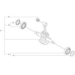 Crankshaft Assembly for Husqvarna