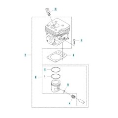 Cylinder Assembly for 545F