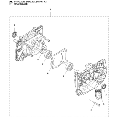 Crankcase Assembly for 545FXAT