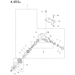 Bevel Gear Assembly for 545RXTAT