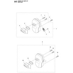 Muffler Assembly for 545RXTAT