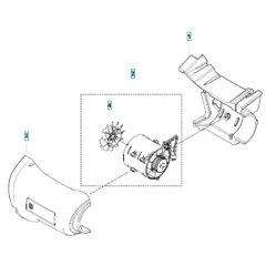 Fan for Husqvarna 550iBTX