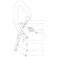 Handle Assembly for Husqvarna 550XP