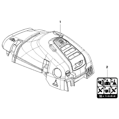 Cylinder Cover for Husqvarna 550XP-XPG