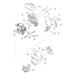 Carburettor & Air Filter Assembly