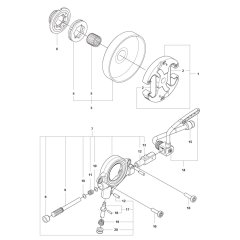 Clutch, Oil Pump Assembly