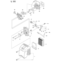 Carburetor & Air Filter Assembly