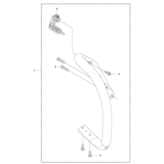 Handle Assembly for Husqvarna 555