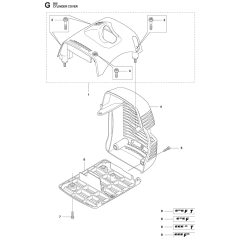 Cylinder Cover for Husqvarna 555RXT