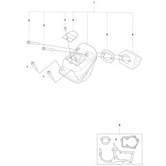 Muffler Assembly for 560XP Mark II