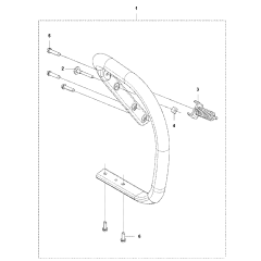 Handle Assembly for Husqvarna 565