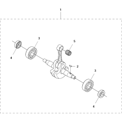 Crankshaft Assembly for 580BFS