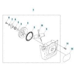 Starter Assembly for Husqvarna Blower