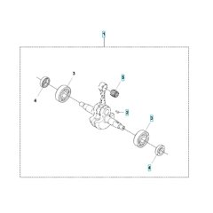 Crankshaft Assembly for 580BFS