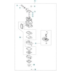 Carburettor Assembly for Husqvarna