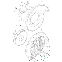 Fan Assembly for Husqvarna Blower