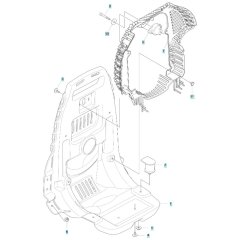 Frame Assembly for Husqvarna Blower