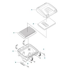 Air Filter for Husqvarna 590BFS