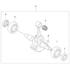 Crankshaft Assembly for 590BFS