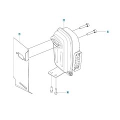 Muffler Assembly for Husqvarna 590BFS