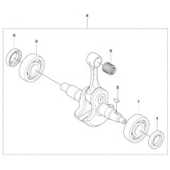 Crankshaft Assembly for 590BTS
