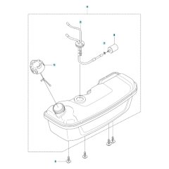 Fuel Tank Assembly for 590BTS