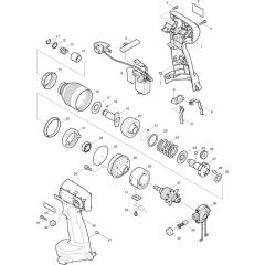 Makita 6935FD Main Assembly