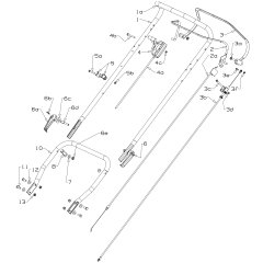 Masport 800ST Handle Assembly