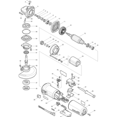 Makita 9564CV Main Assembly