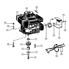 Engine Assembly for Shredder
