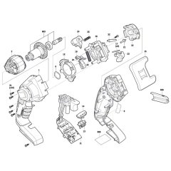 Bosch AdvancedCut 18 Saw Assembly